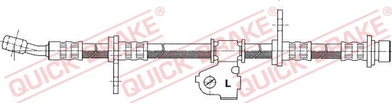 QUICK BRAKE 58.925 - Əyləc şlanqı furqanavto.az