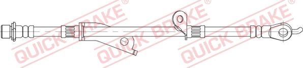 QUICK BRAKE 58.860 - Əyləc şlanqı furqanavto.az