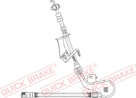 QUICK BRAKE 58.887X - Əyləc şlanqı furqanavto.az