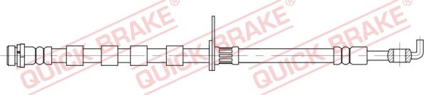 QUICK BRAKE 58.878 - Əyləc şlanqı furqanavto.az