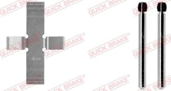 QUICK BRAKE 109-0902-1 - Disk əyləc pedləri üçün aksesuar dəsti furqanavto.az