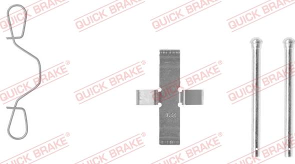 QUICK BRAKE 109-0982-1 - Disk əyləc pedləri üçün aksesuar dəsti furqanavto.az