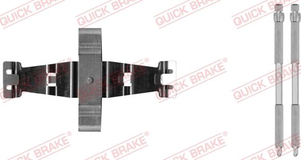 QUICK BRAKE 109-0042-1 - Disk əyləc pedləri üçün aksesuar dəsti furqanavto.az