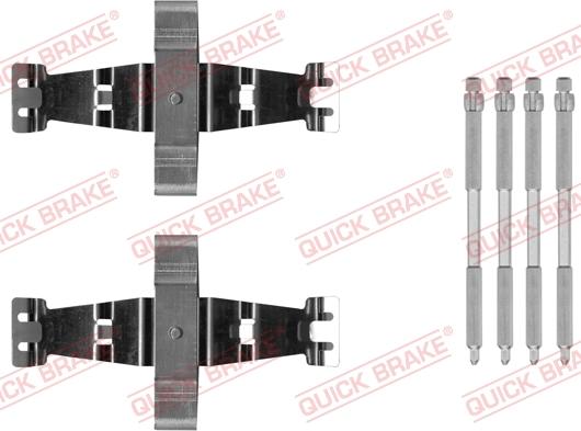 QUICK BRAKE 1090042 - Disk əyləc pedləri üçün aksesuar dəsti furqanavto.az