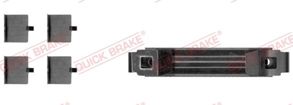 QUICK BRAKE 109-0056-1 - Disk əyləc pedləri üçün aksesuar dəsti furqanavto.az