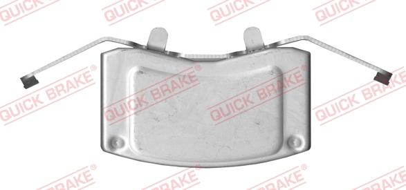 QUICK BRAKE 109-0051R-1 - Disk əyləc pedləri üçün aksesuar dəsti furqanavto.az