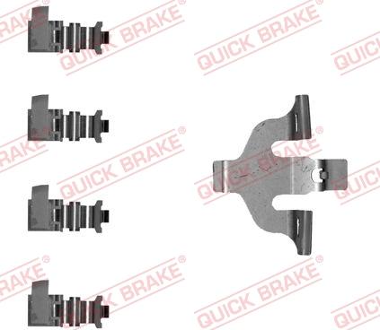 QUICK BRAKE 109-0066-1 - Disk əyləc pedləri üçün aksesuar dəsti furqanavto.az