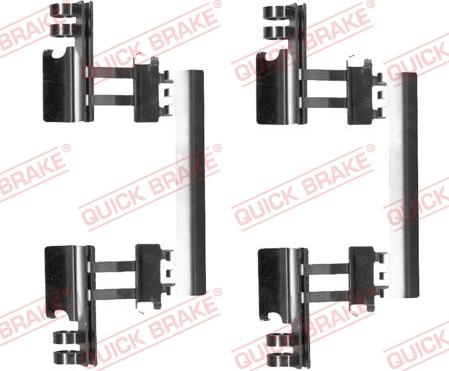 QUICK BRAKE 109-0027R-1 - Disk əyləc pedləri üçün aksesuar dəsti furqanavto.az