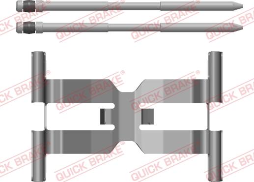 QUICK BRAKE 109-0143-1 - Disk əyləc pedləri üçün aksesuar dəsti furqanavto.az