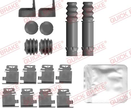 QUICK BRAKE 109-0159 - Disk əyləc pedləri üçün aksesuar dəsti furqanavto.az