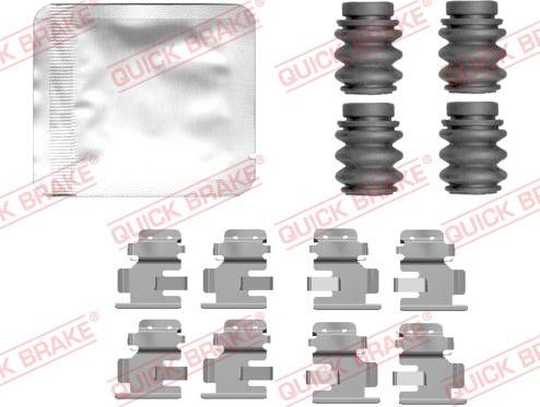 QUICK BRAKE 109-0175 - Disk əyləc pedləri üçün aksesuar dəsti furqanavto.az