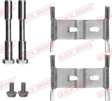 QUICK BRAKE 1091658 - Disk əyləc pedləri üçün aksesuar dəsti furqanavto.az