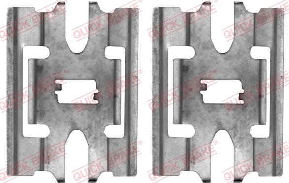 QUICK BRAKE 1091663 - Disk əyləc pedləri üçün aksesuar dəsti furqanavto.az