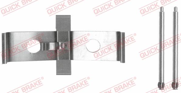 QUICK BRAKE 109-1674-1 - Disk əyləc pedləri üçün aksesuar dəsti furqanavto.az