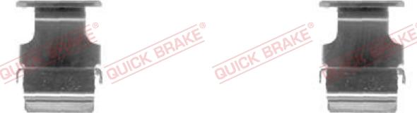 QUICK BRAKE 109-1673-1 - Disk əyləc pedləri üçün aksesuar dəsti furqanavto.az