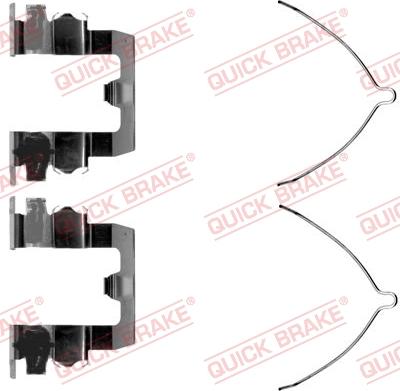 QUICK BRAKE 109-1095-1 - Disk əyləc pedləri üçün aksesuar dəsti furqanavto.az