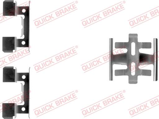 QUICK BRAKE 109-1022-1 - Disk əyləc pedləri üçün aksesuar dəsti furqanavto.az