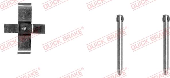 QUICK BRAKE 109-1195-1 - Disk əyləc pedləri üçün aksesuar dəsti furqanavto.az