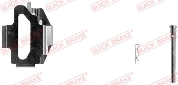 QUICK BRAKE 109-1141-1L - Disk əyləc pedləri üçün aksesuar dəsti furqanavto.az