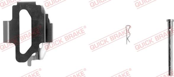 QUICK BRAKE 109-1141-1R - Disk əyləc pedləri üçün aksesuar dəsti furqanavto.az