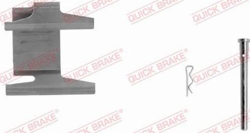 QUICK BRAKE 109-1142-1L - Disk əyləc pedləri üçün aksesuar dəsti furqanavto.az