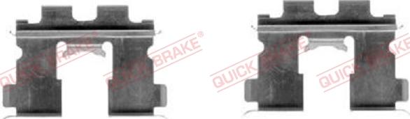 QUICK BRAKE 109-1163-1 - Disk əyləc pedləri üçün aksesuar dəsti furqanavto.az