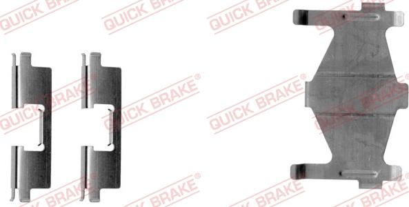 QUICK BRAKE 109-1136-1 - Disk əyləc pedləri üçün aksesuar dəsti furqanavto.az