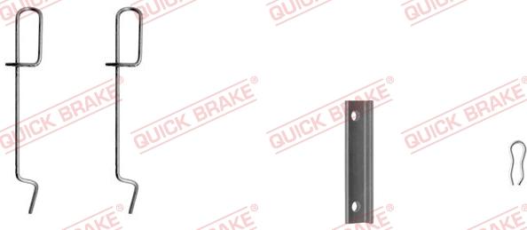 QUICK BRAKE 109-1125-1 - Disk əyləc pedləri üçün aksesuar dəsti furqanavto.az