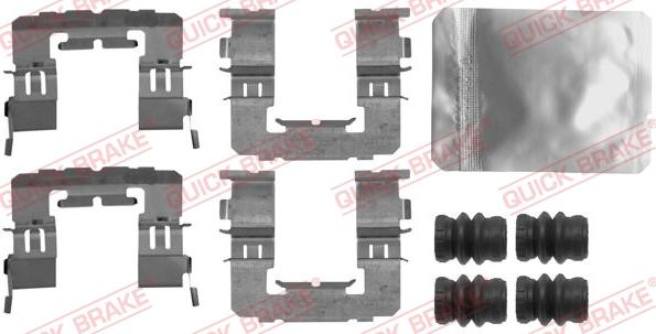 QUICK BRAKE 1091891 - Disk əyləc pedləri üçün aksesuar dəsti furqanavto.az