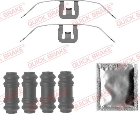 QUICK BRAKE 1091845 - Disk əyləc pedləri üçün aksesuar dəsti furqanavto.az