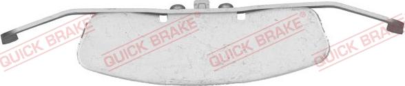 QUICK BRAKE 109-1846R-1 - Disk əyləc pedləri üçün aksesuar dəsti furqanavto.az