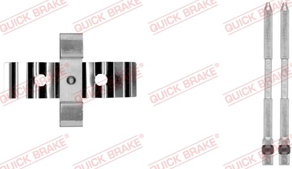 QUICK BRAKE 109-1848-1 - Disk əyləc pedləri üçün aksesuar dəsti furqanavto.az