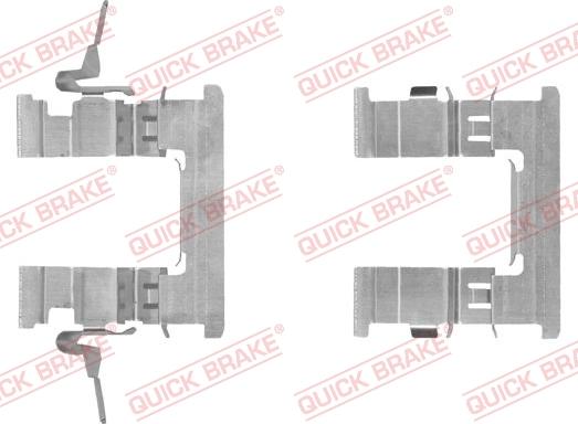 QUICK BRAKE 109-1842R-1 - Disk əyləc pedləri üçün aksesuar dəsti furqanavto.az