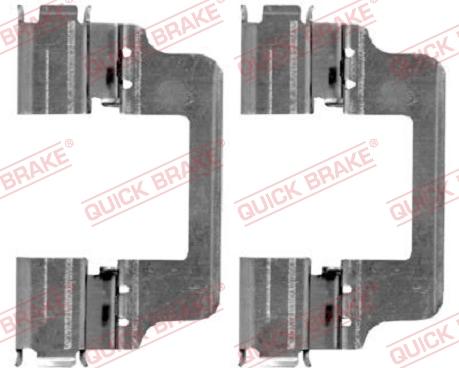 QUICK BRAKE 109-1867R-1 - Disk əyləc pedləri üçün aksesuar dəsti furqanavto.az