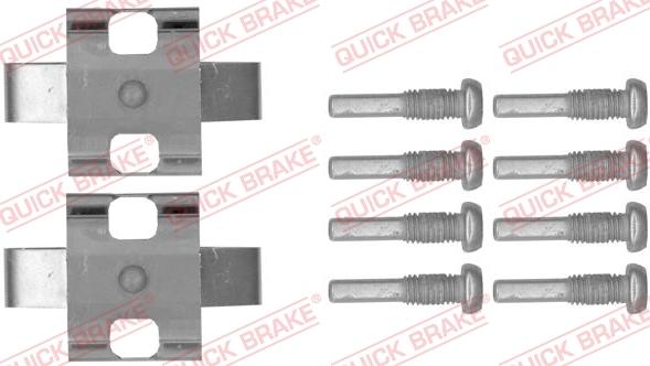 QUICK BRAKE 1091802 - Disk əyləc pedləri üçün aksesuar dəsti furqanavto.az