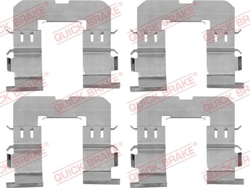 QUICK BRAKE 1091816 - Disk əyləc pedləri üçün aksesuar dəsti furqanavto.az