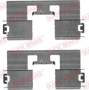 QUICK BRAKE 109-1818R-1 - Disk əyləc pedləri üçün aksesuar dəsti furqanavto.az