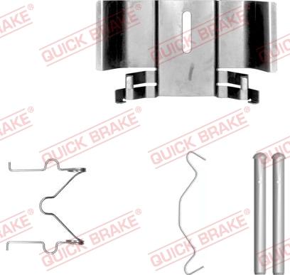 QUICK BRAKE 109-1836R-1 - Disk əyləc pedləri üçün aksesuar dəsti furqanavto.az