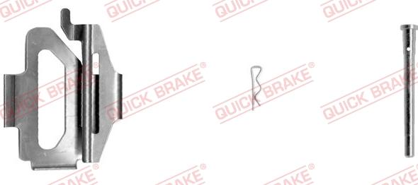 QUICK BRAKE 109-1225-1R - Disk əyləc pedləri üçün aksesuar dəsti furqanavto.az