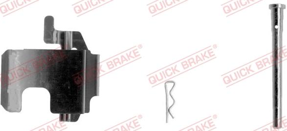 QUICK BRAKE 109-1273-1L - Disk əyləc pedləri üçün aksesuar dəsti furqanavto.az