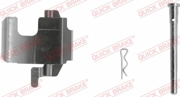 QUICK BRAKE 109-1273-1R - Disk əyləc pedləri üçün aksesuar dəsti furqanavto.az