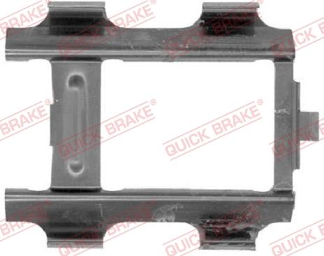 QUICK BRAKE 109-1793R-1 - Disk əyləc pedləri üçün aksesuar dəsti furqanavto.az