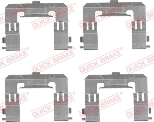 QUICK BRAKE 1091715 - Disk əyləc pedləri üçün aksesuar dəsti furqanavto.az