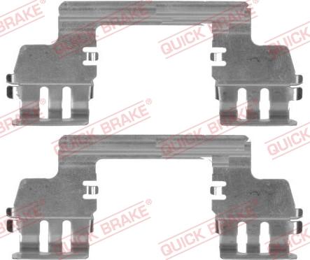 QUICK BRAKE 109-1784R-1 - Disk əyləc pedləri üçün aksesuar dəsti furqanavto.az