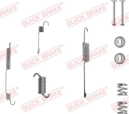 QUICK BRAKE 105-0599-1R - Aksesuar dəsti, əyləc başlıqları furqanavto.az