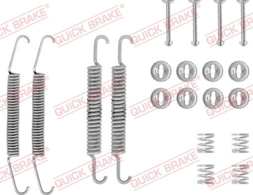 QUICK BRAKE 1050548 - Aksesuar dəsti, əyləc başlıqları furqanavto.az