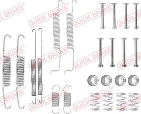 QUICK BRAKE 1050569 - Aksesuar dəsti, əyləc başlıqları furqanavto.az