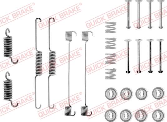 QUICK BRAKE 105-0514 - Aksesuar dəsti, əyləc başlıqları furqanavto.az