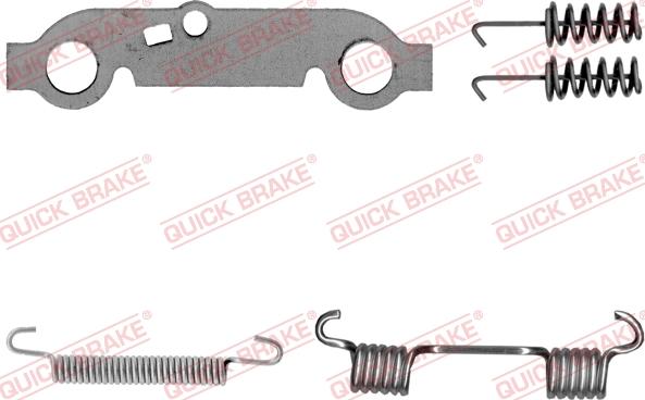 QUICK BRAKE 105-0537-1 - Aksesuar dəsti, dayanacaq əyləci başlıqları furqanavto.az