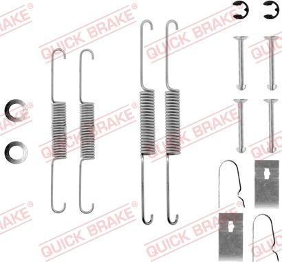 QUICK BRAKE 105-0578 - Aksesuar dəsti, əyləc başlıqları furqanavto.az